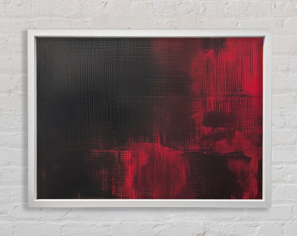 Maroon To White Framed Print