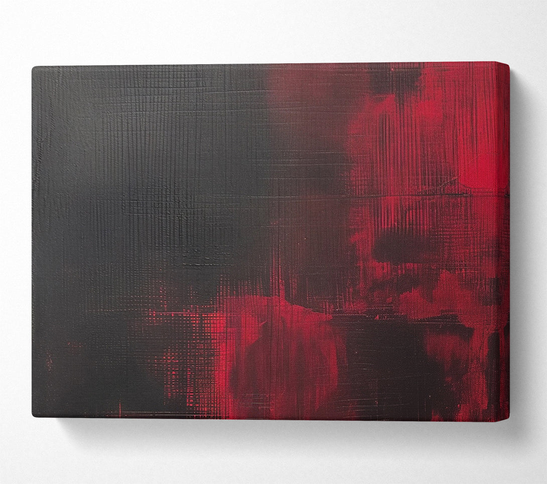  A Canvas Print of Maroon To Black Canvas Wall Art