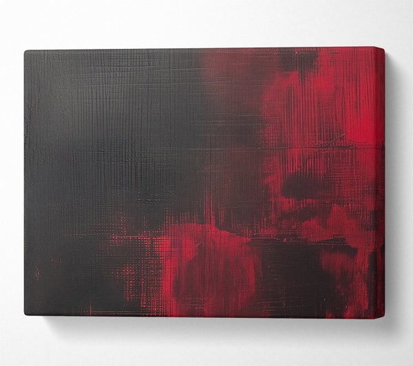  A Canvas Print of Maroon To Black Canvas Wall Art
