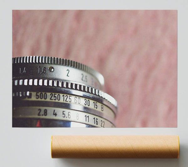 Pink Lens Focus Print