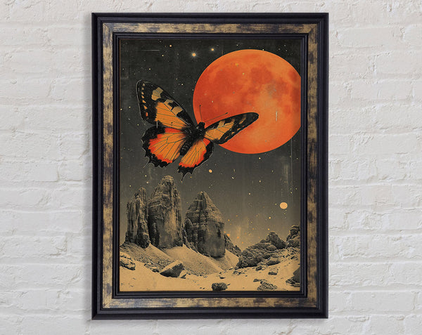 Martian Butterfly Framed Print