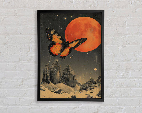 Martian Butterfly Framed Print