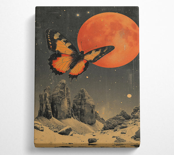  A Canvas Print of Martian Butterfly Canvas Art