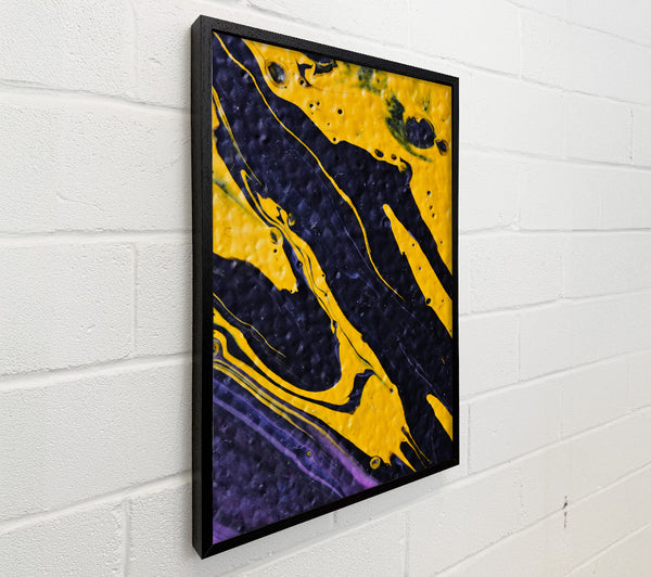 Golden Fluid Swirls