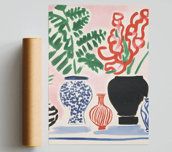 Matisse Flower Pots Print