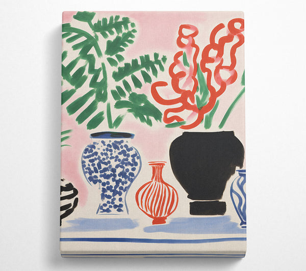  A Canvas Print of Matisse Flower Pots Canvas Print