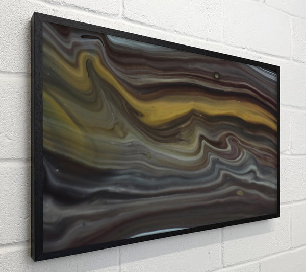 Golden Swirls Of Gray