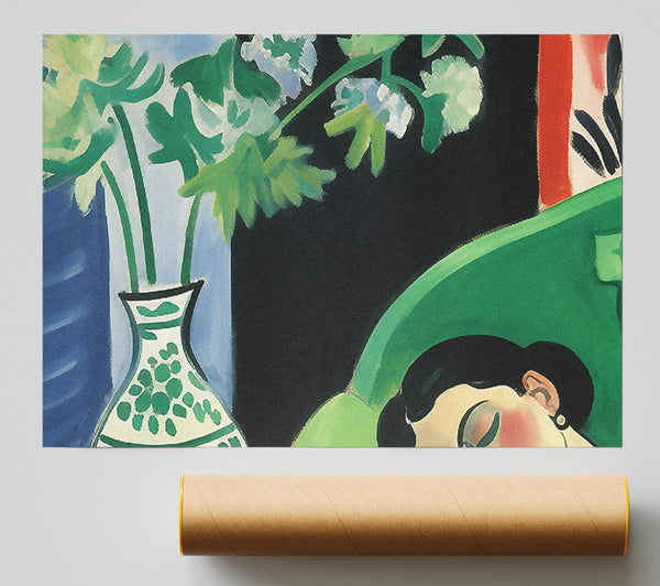 Matisse Lady On Sofa Poster