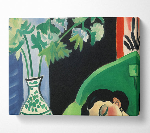  A Canvas Print of Matisse Lady On Sofa Canvas Print