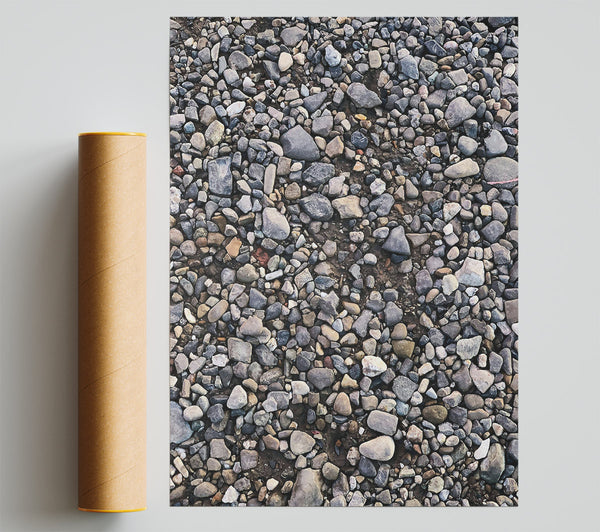 Gray Gravel Path Giclee Print