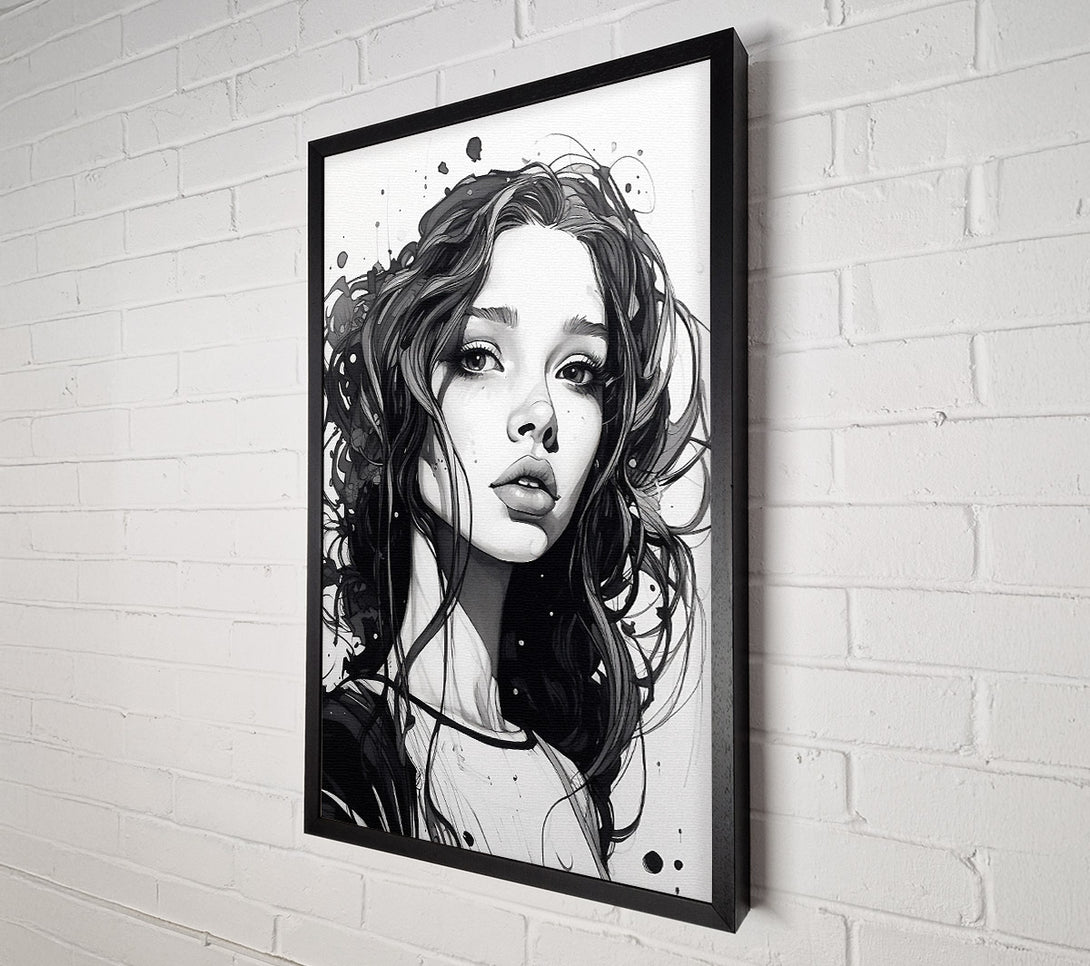  A Canvas Print of Maverick Girl Canvas Wall Art