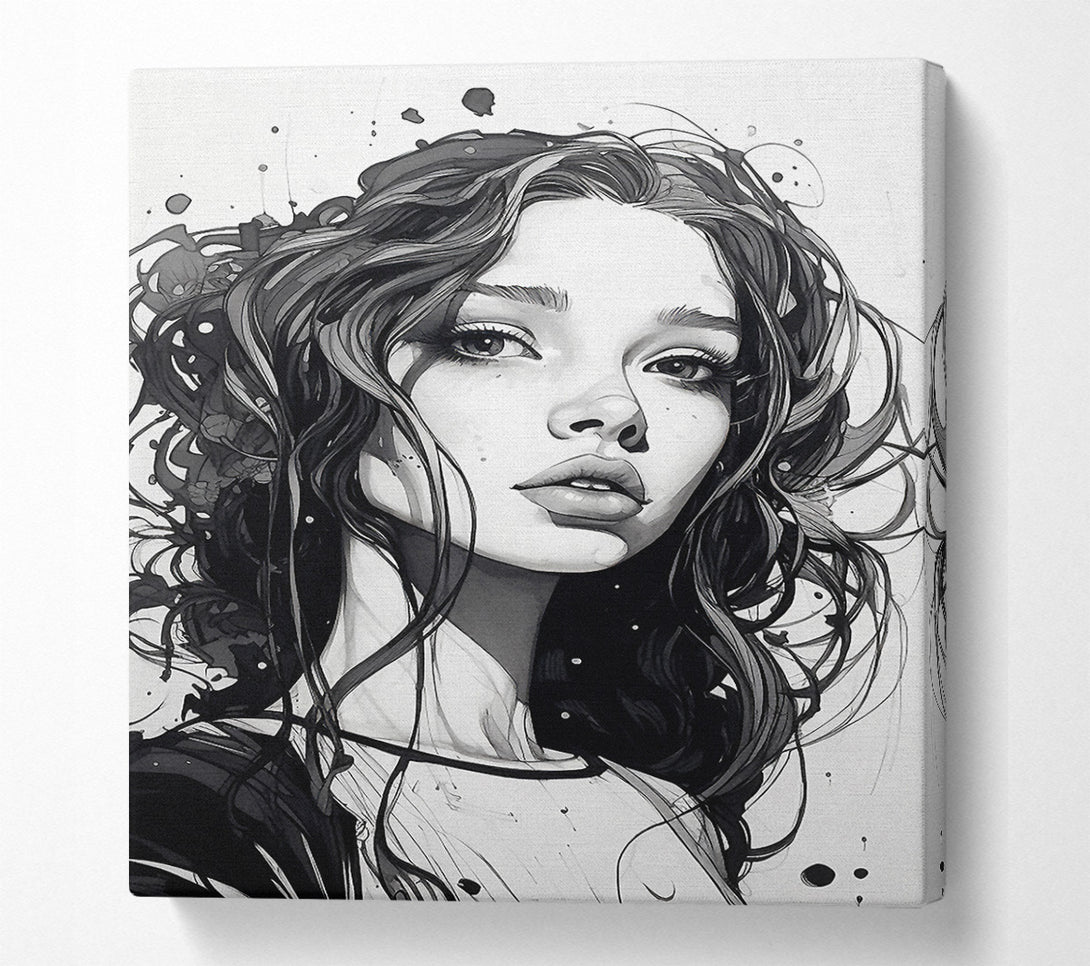  A Canvas Print of Maverick Girl Canvas Wall Art