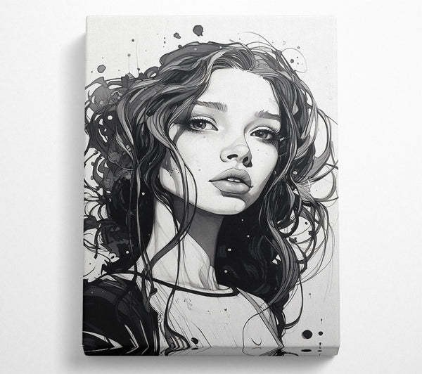  A Canvas Print of Maverick Girl Canvas Wall Art