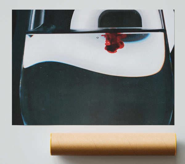Crimson In Blue Glass Giclee Print