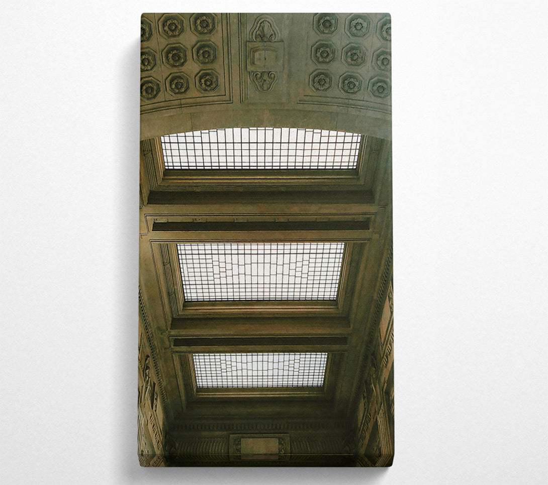  A Canvas Print of Gray Skylights And Stone Canvas Art