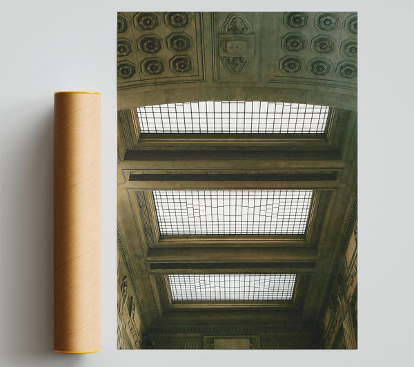Gray Skylights And Stone Print
