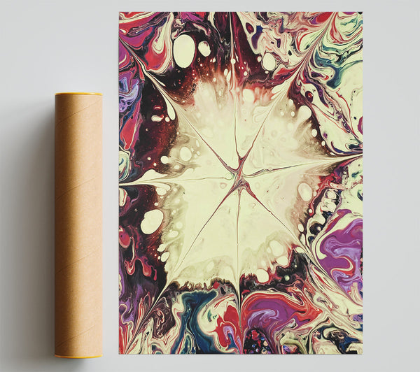 Creamy Starburst Dream Poster