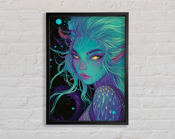Mermaid Woman Framed Print
