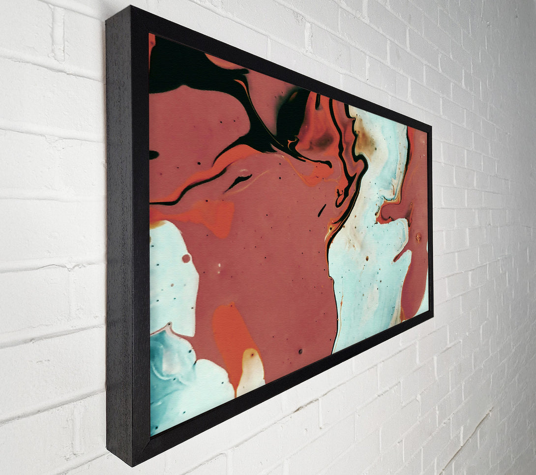  A Canvas Print of Crimson Swirl Symphony Canvas Art