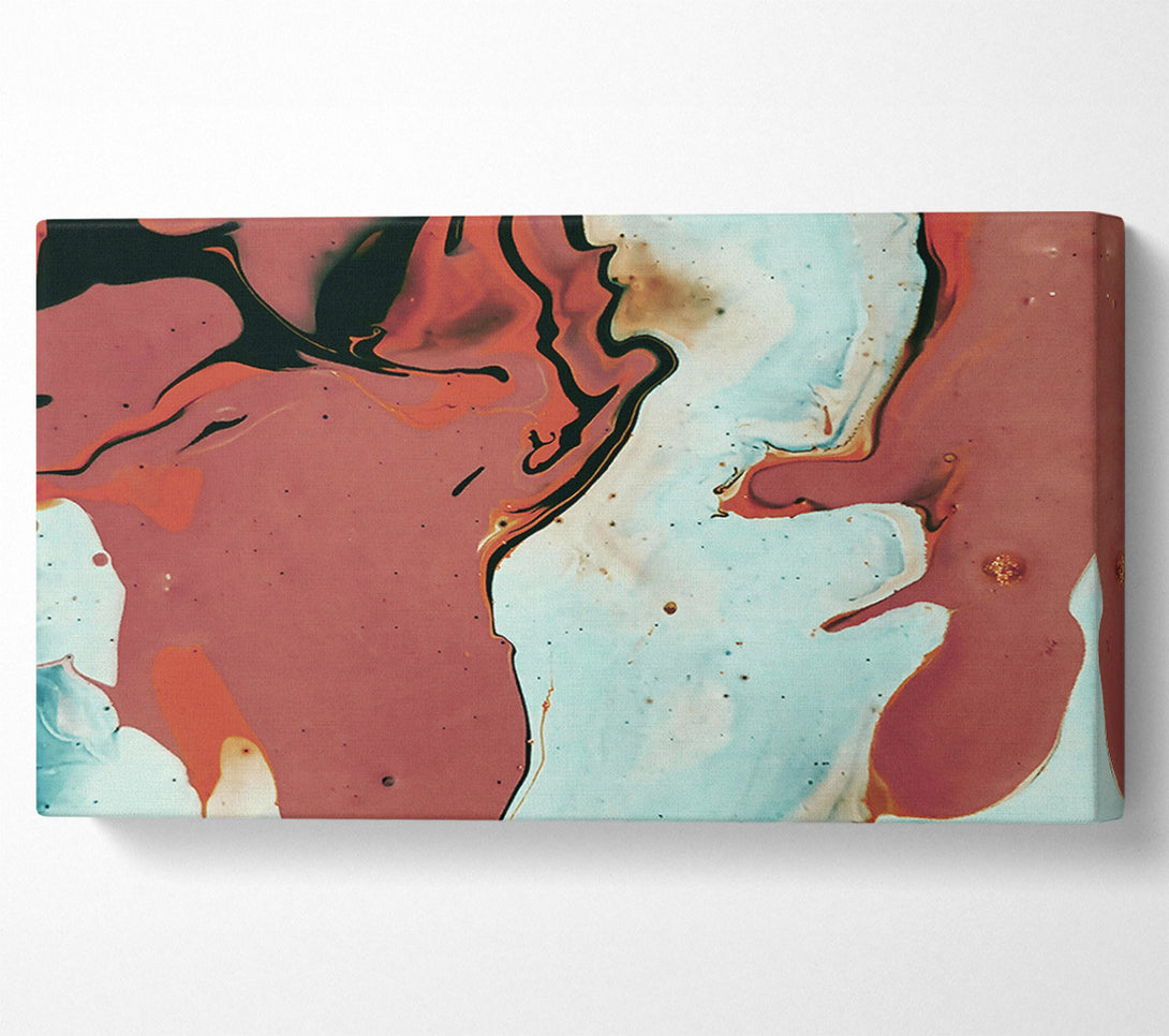  A Canvas Print of Crimson Swirl Symphony Canvas Art