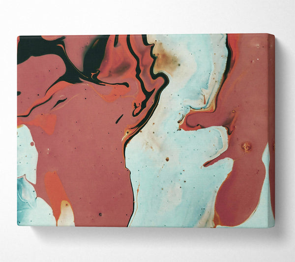  A Canvas Print of Crimson Swirl Symphony Canvas Art