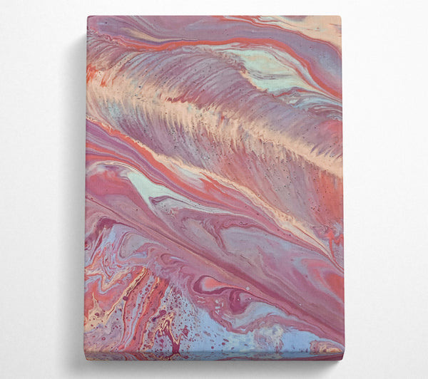  A Canvas Print of Dusty Rose Swirls Canvas Wall Art