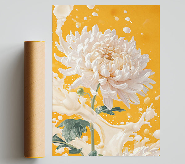 Milk Flower Poster