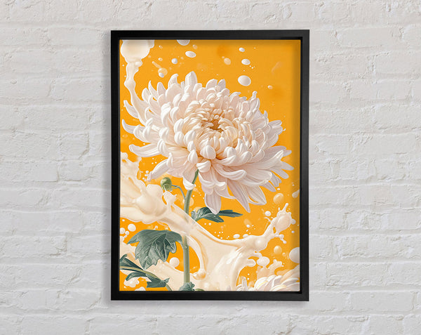 Milk Flower Framed Print