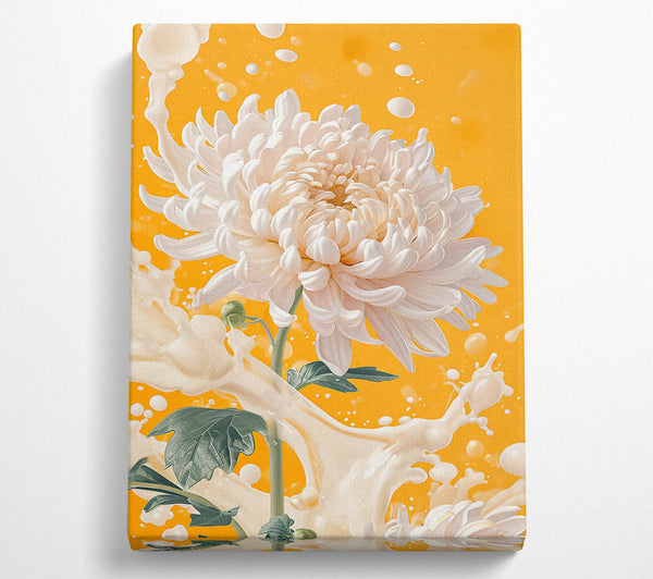 A Canvas Print of Milk Flower Canvas Art