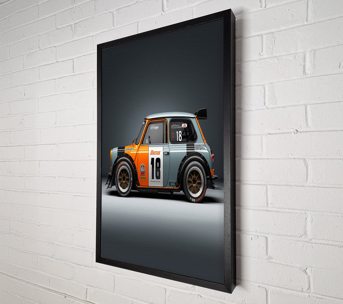  A Canvas Print of Mini Rally Canvas Wall Art