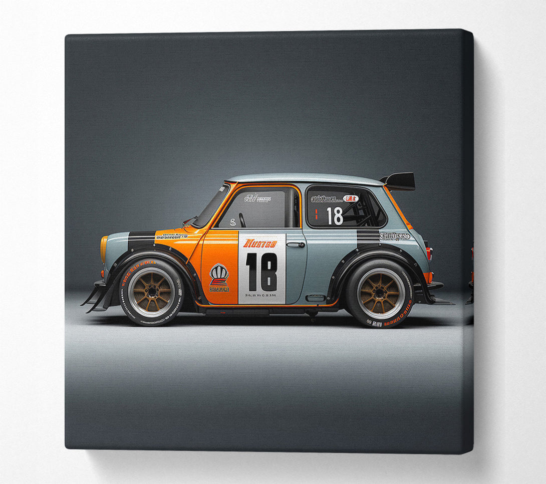  A Canvas Print of Mini Rally Canvas Wall Art