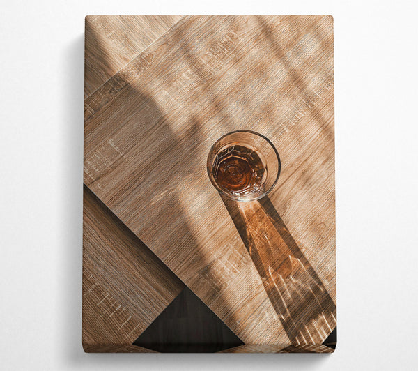  A Canvas Print of Golden Hour Shadows Canvas Art