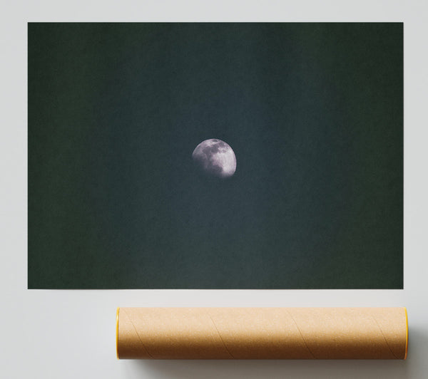 Pale Moon'S Embrace Poster