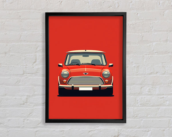 Mini Red Framed Print