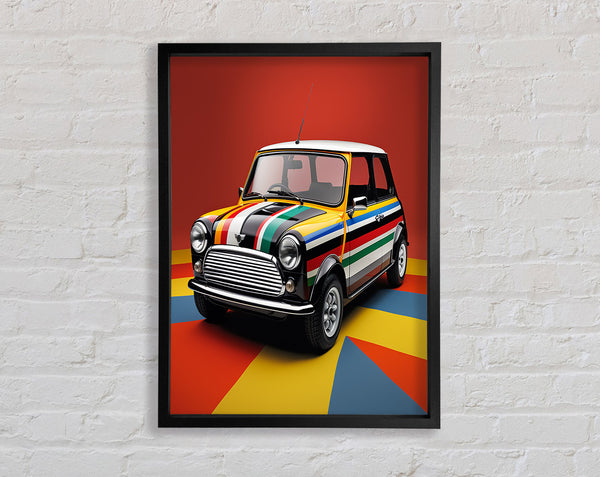 Mini Stripes Framed Print