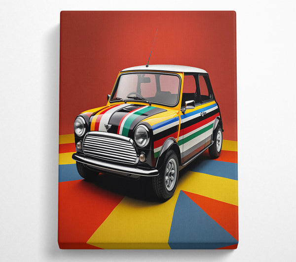  A Canvas Print of Mini Stripes Canvas Wall Art