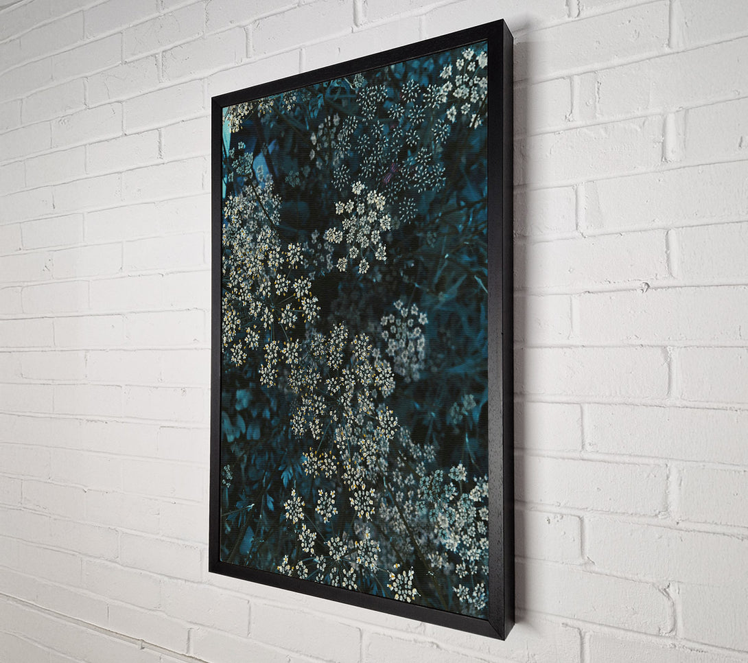  A Canvas Print of Teal Blooms Of Summer Canvas Print