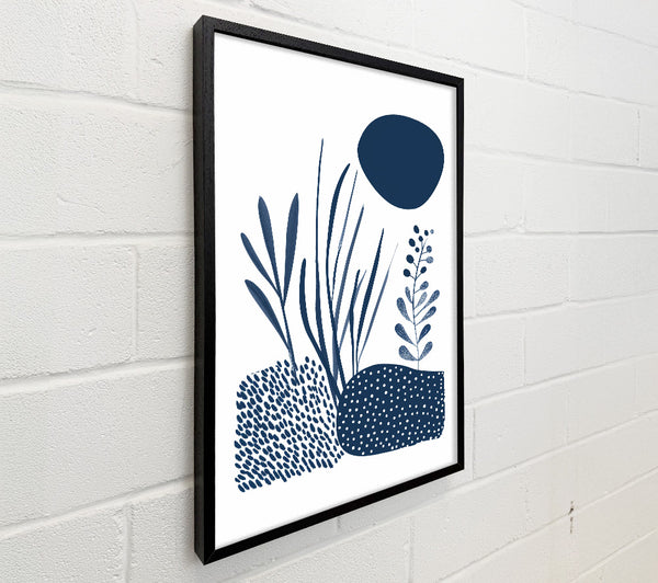 Modern Shapes In Blue