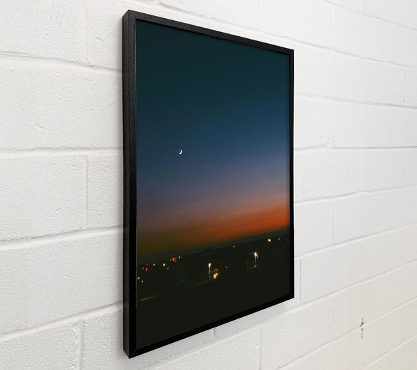 Orange Twilight Moon
