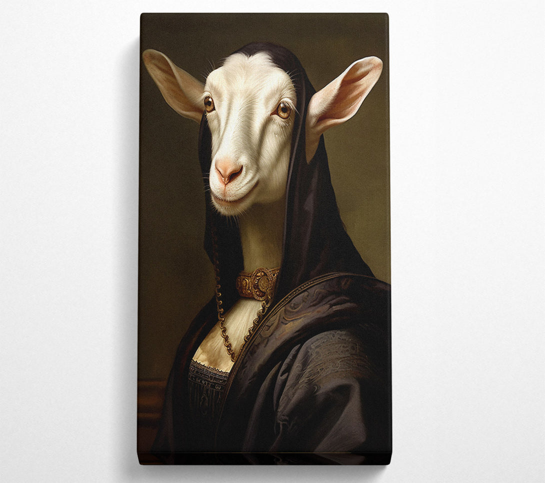  A Canvas Print of Mona Lisa Goat Canvas Print