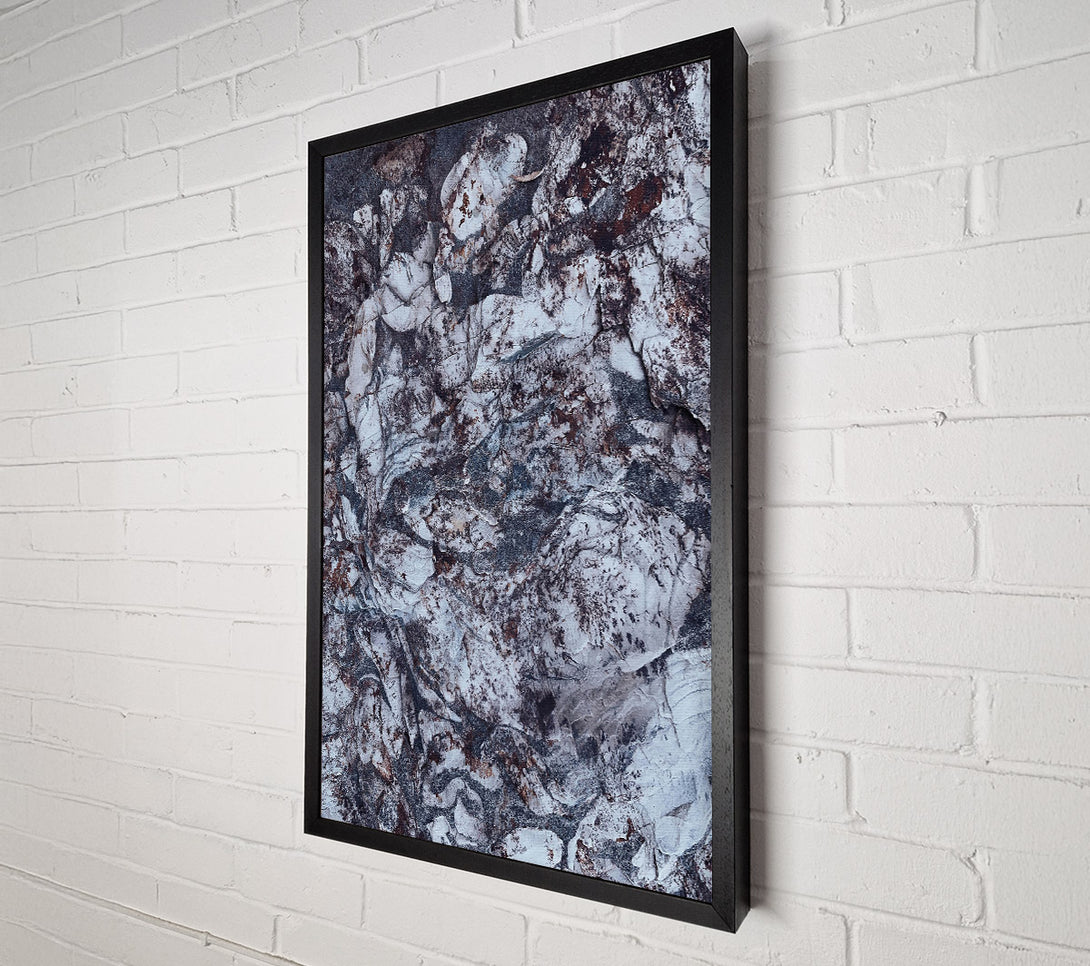  A Canvas Print of Stone'S Grey Embrace Canvas Print