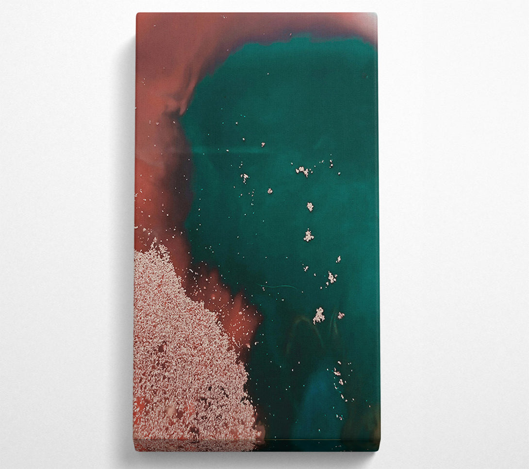  A Canvas Print of Emerald And Rose Mist Canvas Wall Art
