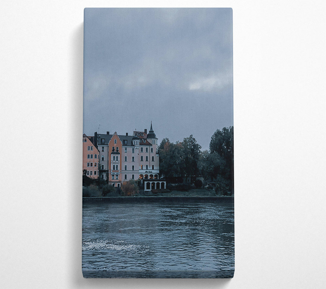  A Canvas Print of Blue River Reflections Canvas Print