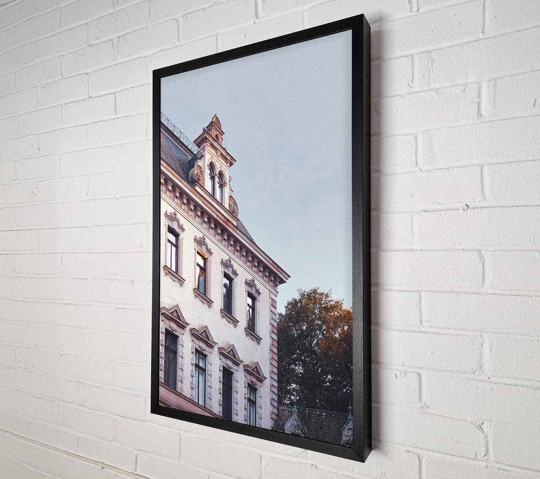  A Canvas Print of The Pale Facade Canvas Wall Art