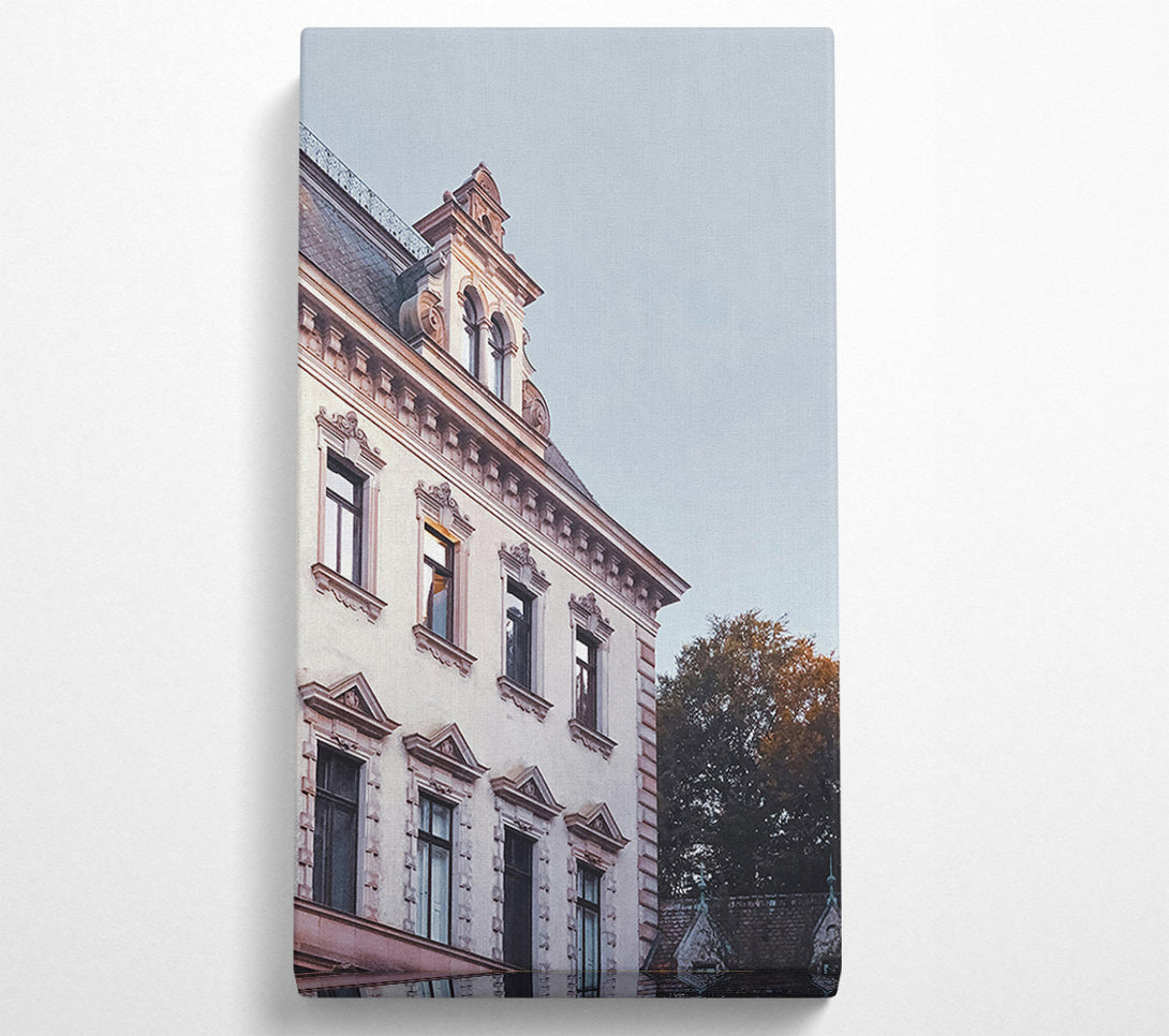  A Canvas Print of The Pale Facade Canvas Wall Art