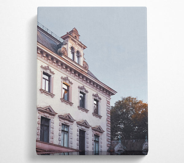  A Canvas Print of The Pale Facade Canvas Wall Art