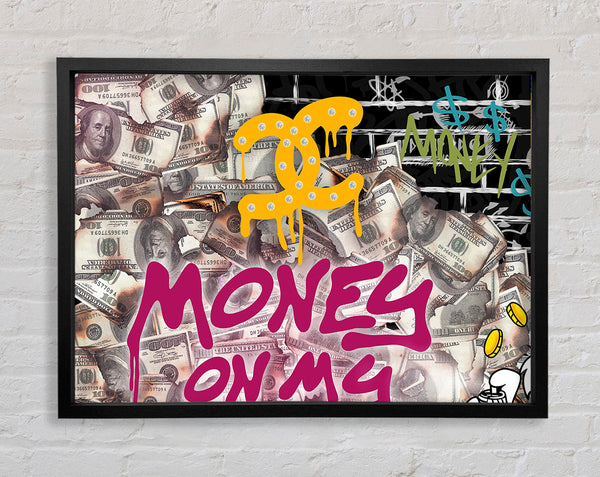 Money On My Mind Scrooge Framed Print