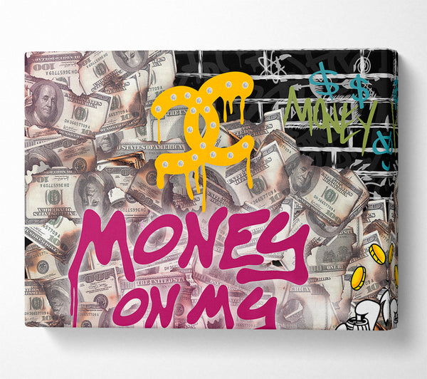 A Canvas Print of Money On My Mind Scrooge Canvas Wall Art