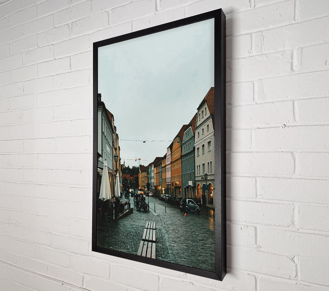  A Canvas Print of Grey Day In The City Canvas Art