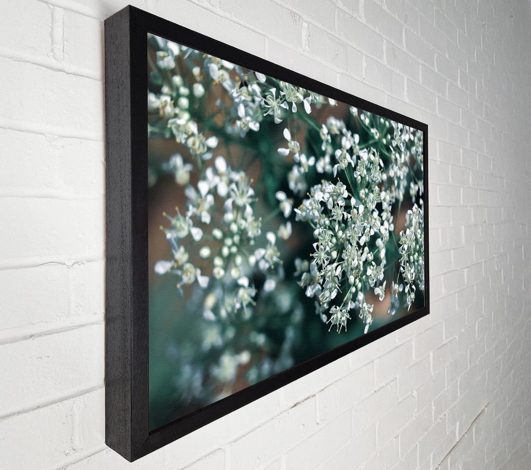  A Canvas Print of Teal Bloom Symphony Canvas Print